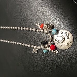 New Ms. Dee Inc. Silver Western Pendant Necklace